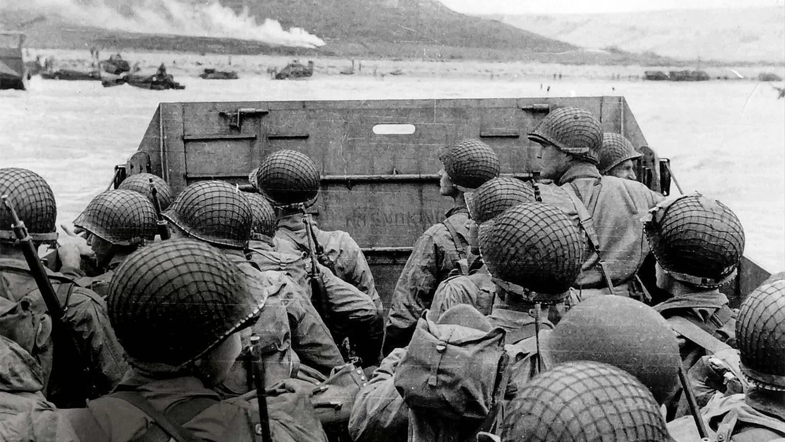 Soldats américains Omaha Beach (National Geographic)