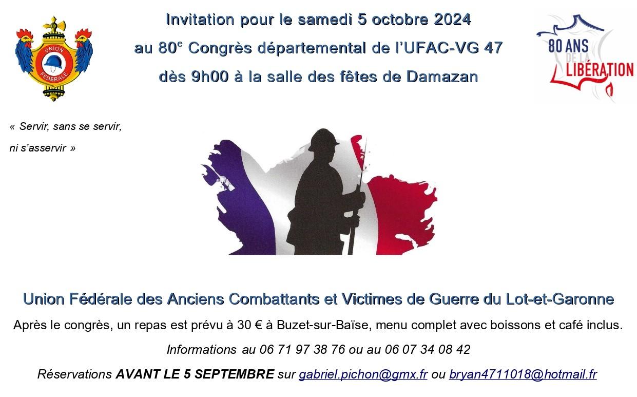 Invitation congrès 2024